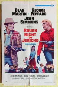 k387 ROUGH NIGHT IN JERICHO style A one-sheet movie poster '67 Dean Martin