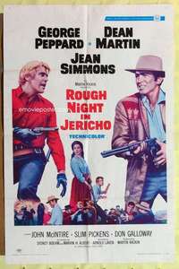 k386 ROUGH NIGHT IN JERICHO style B one-sheet movie poster '67 Dean Martin