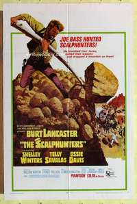 k365 SCALPHUNTERS style B one-sheet movie poster '68 Burt Lancaster, Davis