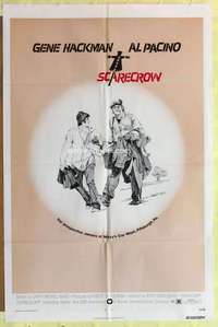 k362 SCARECROW one-sheet movie poster '73 Gene Hackman, Al Pacino