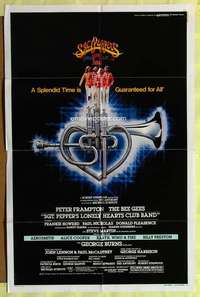 k354 SGT PEPPER'S LONELY HEARTS CLUB BAND style B one-sheet movie poster '78