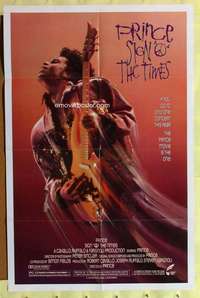 k336 SIGN 'O' THE TIMES one-sheet movie poster '87 Prince concert!