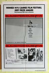 k312 SLAUGHTERHOUSE FIVE one-sheet movie poster '72 Kurt Vonnegut