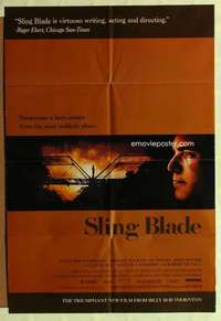 k302 SLING BLADE one-sheet movie poster '96 Billy Bob Thornton, Yoakum