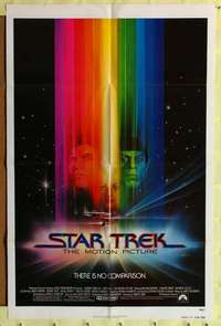 k277 STAR TREK advance one-sheet movie poster '79 Shatner, Bob Peak art!