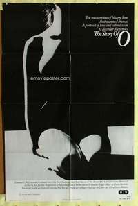 k267 STORY OF O one-sheet movie poster '76 sexy silhouette image!