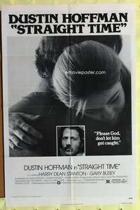 k266 STRAIGHT TIME one-sheet movie poster '78 Dustin Hoffman, Russell