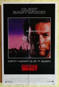 k257 SUDDEN IMPACT one-sheet movie poster '83 Clint Eastwood, Dirty Harry