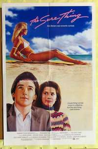k251 SURE THING one-sheet movie poster '85 John Cusack, Daphne Zuniga