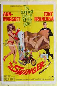 k244 SWINGER one-sheet movie poster '66 sexy Ann-Margret, Tony Franciosa