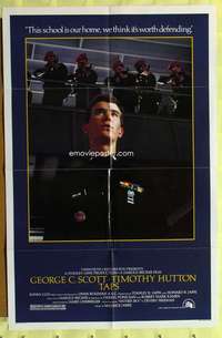 k219 TAPS one-sheet movie poster '81 George C Scott, Sean Penn, Tom Cruise
