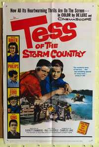 k193 TESS OF THE STORM COUNTRY one-sheet movie poster '60 Diane Baker