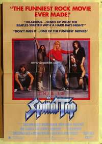 k178 THIS IS SPINAL TAP one-sheet movie poster '84 Rob Reiner cult classic!