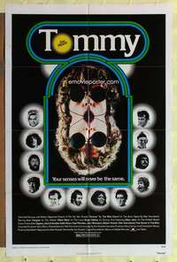 k152 TOMMY one-sheet movie poster '75 The Who, Roger Daltrey, rock & roll!