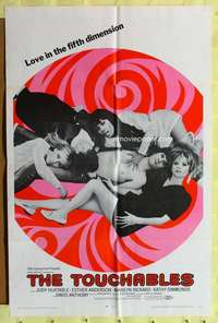k137 TOUCHABLES one-sheet movie poster '68 fifth dimension sex!