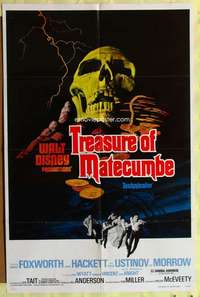 k129 TREASURE OF MATECUMBE one-sheet movie poster '76 Walt Disney