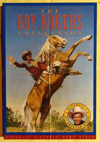 k382 ROY ROGERS COLLECTION video one-sheet movie poster '91 with Trigger too!