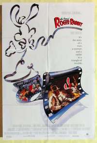 k048 WHO FRAMED ROGER RABBIT one-sheet movie poster '88 Robert Zemeckis