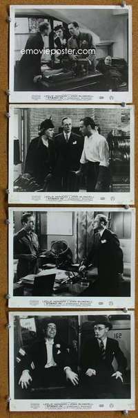 m122 STAND-IN 4 English Front of House lobby cards '37 Joan Blondell, Bogart