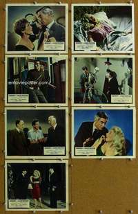 m118 HORRORS OF THE BLACK MUSEUM 7 English Front of House lobby cards '59
