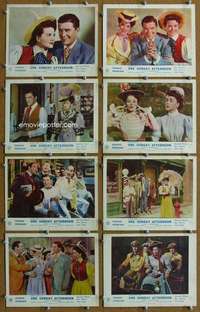 m089 ONE SUNDAY AFTERNOON 8 English Front of House lobby cards '49 Morgan