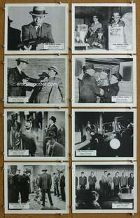 m101 PURPLE GANG 8 English Front of House lobby cards '59 Robert Blake