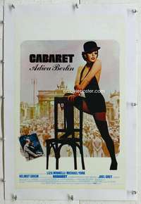 n113 CABARET linen Belgian movie poster '72 Liza Minnelli, Bob Fosse