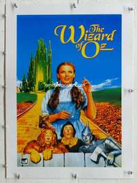 n132 WIZARD OF OZ linen Belgian movie poster R98 all-time classic!