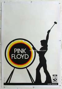 n212 PINK FLOYD linen French 31x46 movie poster '72 unusual image!