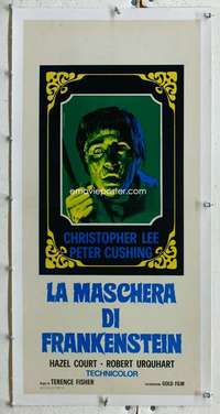 n173 CURSE OF FRANKENSTEIN linen Italian locandina movie poster R70