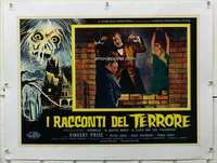 n185 TALES OF TERROR linen Italian photobusta movie poster '62 Lorre