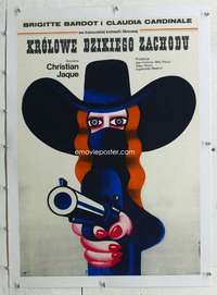 n223 LEGEND OF FRENCHIE KING linen Polish 23x33 movie poster '71 Gorka