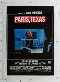 n152 PARIS TEXAS linen Spanish movie poster '84 Wim Wenders, Kinski