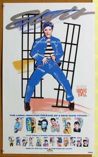 p289 ELVIS VIDEO COLLECTION video 22x36 movie poster '88 cool!