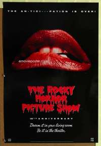 p276 ROCKY HORROR PICTURE SHOW video one-sheet movie poster R90 classic!