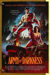 p083 ARMY OF DARKNESS special 11x17 movie poster '93 Raimi, Campbell