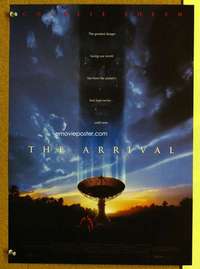 p084 ARRIVAL special 13x19 movie poster '96 Charlie Sheen, sci-fi!