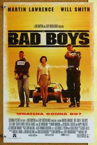 p086 BAD BOYS special 11x17 movie poster '95 Will Smith, Lawrence