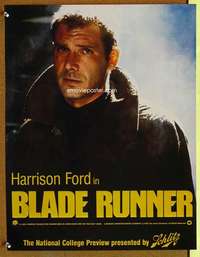 p153 BLADE RUNNER special 17x22 movie poster '82 Harrison Ford