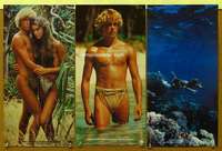 p089 BLUE LAGOON 3 special 11x22 movie posters '80 Brooke Shields
