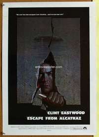 p160 ESCAPE FROM ALCATRAZ special 17x24 movie poster '79 Eastwood