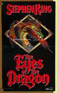 p024 EYES OF THE DRAGON book poster '87 Palladini art