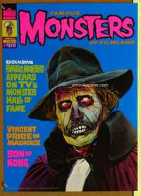 p161 FAMOUS MONSTERS OF FILMLAND special 20x28 movie poster '74 cool!