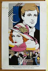 p170 GREAT GATSBY #1 special 19x28 movie poster '74 Redford, Farrow