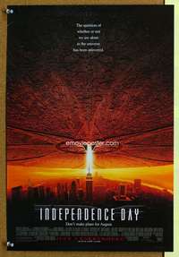 p110 INDEPENDENCE DAY special 13x20 movie poster advance '96 sci-fi!