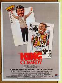 p297 KING OF COMEDY video 18x24 movie poster '83 DeNiro