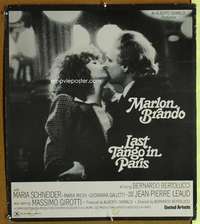 p239 LAST TANGO IN PARIS special 24x27 movie poster '73 Marlon Brando