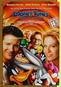 p182 LOONEY TUNES BACK IN ACTION special 17x25 movie poster advance '03