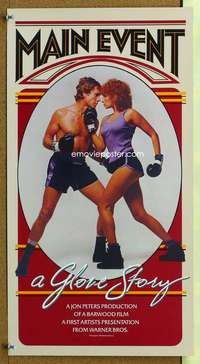 p115 MAIN EVENT special 12x22 movie poster '79 Barbra, O'Neal