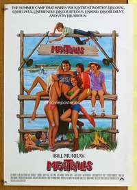 p187 MEATBALLS special 17x24 movie poster '79 Bill Murray, Reitman